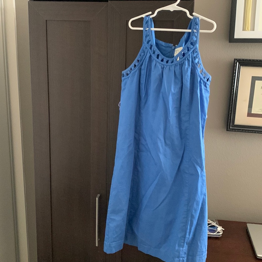 Ann Taylor lined bright blue dress.  Size 4.  No longer fits.